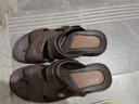 回力休闲凉鞋男款居家拖鞋户外两穿沙滩舒适透气简约HL3338棕44码 实拍图