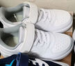 安踏儿童运动鞋男女小童春秋革面休闲学生时尚小白鞋低帮板鞋 【男女同款】白/雾灰9988-4 29 鞋内长18cm 实拍图