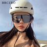 北彻（BRCZRO）骑行眼镜近视套镜墨镜男士太阳镜女款运动登山护目镜防风沙紫外线 【普通款】黑框黑灰片 实拍图