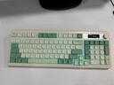 狼蛛（AULA）S99无线蓝牙有线三模键盘机械手感 游戏电竞专用RGB背光拼色静音键盘鼠标套装mac电脑键盘 S99Pro原野绿【多功能显示屏】三模RGB 实拍图