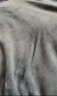 雅鹿·自由自在A类牛奶绒被套180x220cm秋冬季珊瑚绒加绒被罩单件 山灰 实拍图