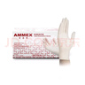 爱马斯（AMMEX）一次性乳胶检查手套橡胶实验室口腔生物制药家务高弹性服帖麻面 L大号TLFVMD（100支主图款） 实拍图