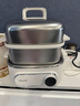 飞利浦（PHILIPS）电蒸锅 电煮锅 电火锅 多功能锅家用不锈钢涮蒸炖煮多用途锅9升三层大容量 HD3300/20 白色款  实拍图