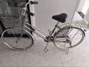 川泽阪田出口日本自行车单速内三速轻便车弯把双斜梁男女款城市通勤车全新 亮银色内三速摩电灯 27寸 实拍图
