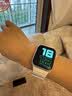 MSSM适用苹果手表表带S12/S11 Apple iWatch手表磁吸表带S10/9/8/SE3/Ultra4硅胶表带 茶白配蓝38-42 实拍图