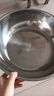 【不锈钢】和面盆厨房烘焙家用火锅盆洗菜打蛋汤锅盆醒面盆料理盆 32cm【秒杀专享】不锈钢 和面盆 实拍图