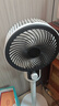 【品质推荐】空气循环扇家用电风扇静音立式落地风扇制冷空调卧室桌面台扇轻音宿舍床头一级能效 黑色款【机械左右摇头】 实拍图