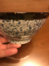 美浓烧（Mino Yaki）日式精美 实用餐具大号家用陶瓷海波纹 5.5英寸斗笠饭碗13*6CM 实拍图