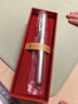 梦特娇（MONTAGUT）【红笔礼盒】宝珠笔教师批改作业宝珠笔高颜值金属碳素水笔高档中性笔礼盒装勿忘师恩金色0.5mm 实拍图