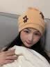 京悠雨月子帽秋纯棉防风产妇帽10月11月份孕妇帽子坐月子头巾发带女 羊驼色月子帽【双层云氧棉】 晒单实拍图