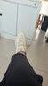 斐乐女鞋老爹鞋火星鞋潮流复古轻便厚底运动鞋女 微白/雨雾灰-WA 38 实拍图