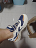 鸿星尔克运动鞋子男鞋2026夏季新款皮面防水软底减震跑步鞋潮鞋休闲老爹鞋 暖亚麻/灰墨蓝【网面款】 43 实拍图