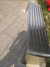 幻槐不锈钢长凳室外坐凳长椅长条凳子商场排椅靠背小区座椅户外公园椅 201不锈钢100*40*45 实拍图