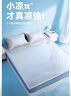 BANANUE【2025年小凉π】冰丝凉席子可机洗床笠床垫床单宿舍1.5mx1.8x2米 雪花灰丨冰丝凉感丨可机洗加厚款 180cm*200cm 丨床笠款丨贈枕套*2 实拍图