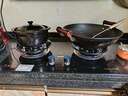荣事达燃气灶天然气家用一级能效液化气煤气灶双灶台嵌入式台式两用灶具 钢化玻璃 定时双九腔猛火+防烫电量 液化气 实拍图