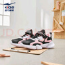 鸿星尔克（ERKE）童鞋中小童女童常规慢跑鞋儿童运动鞋64122120096正黑/矿物粉30 实拍图