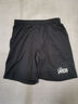 安踏（ANTA）男女同款logo运动短裤2025夏针织五分裤跑步健身透气运动休闲裤子 【潮流刺绣logo】基础黑8301-6 XL 实拍图