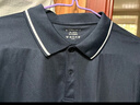 网易严选5A抑菌冰丝冰感polo衫轻商务衫短袖男士高端吸汗透七夕送男友老公 A款凉感抑菌-深藏青 XL 实拍图