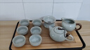 初伍竹制茶盘茶具套装家用小型沥水茶台汝窑功夫茶壶茶杯轻奢高档套餐 实拍图