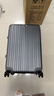 飞流高颜值行李箱男超轻音万向轮铝框拉杆箱女旅行箱学生密码箱子 深灰色【折叠杯架-隐藏挂包】 26英寸 【中长途旅游/商务出差】 实拍图