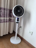 骆驼空气循环扇智能语音电风扇家用台式节能强力落地扇轻音站风扇遥控小风扇桌面风扇制冷 语音遥控款（加大电机上下左右自动摇头+定时）大电机 3米电源线 实拍图