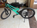 EROADE德国儿童自行车超轻变速山地车中大童男女生6岁以上镁合金双减震 比安绿【镁合金造】shimano变速 22寸-适合身高135-150cm 实拍图