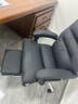 顾全C533家用老板椅舒适久坐办公椅电脑椅可躺工学椅子环保真皮座椅 黑色 真皮（更高品质之选) 实拍图