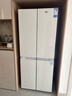 志高十字门冰箱大容量对开门四门多门家用超薄嵌入风冷无霜电冰箱 【一级能效 直冷节能】十字门406L白色 实拍图