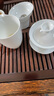 德化羊脂玉白瓷功夫盖碗茶具套装家用轻奢高档办公泡茶壶茶杯送礼 德化白瓷-盖碗10件套 实拍图