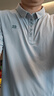 KOLON SPORT/可隆速干POLO 男士吸湿小翻领抗菌户外运动印花短袖 LHPT5MTT31-LB 浅蓝色 2XL 185/104A 实拍图