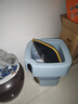 奥特优（AOTEYOU）迷你折叠洗衣机小型内衣内裤洗衣机清洗机专用洗袜子机洗袜子神器半全自动可脱水婴儿便携洗脱一体 【加大号蓝色】强劲电机+自动定式+排水管 实拍图