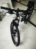 凤凰（Phoenix） 凤凰自行车可折叠山地车路虎男士成年人变速女式越野公路单车 十刀银灰/折叠双避震/全竞速轴承 27.5寸30速【参考：168-198cm】 实拍图