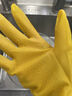 加厚橡胶牛津乳胶手套劳保工作耐磨防水胶皮塑胶洗碗耐用家务厨房 L大码 3双装【牛筋乳胶】特厚款 实拍图
