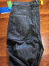 真维斯（Jeanswest）王一博代言牛仔裤男秋冬新款天丝舒适修身直筒高端潮牌休闲裤子男 黑灰【天丝常规】 36 码(2尺8) 【建议160-175斤】 实拍图