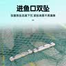 神鲨3.8米19节12门长形地龙渔网捕鱼网工具捕虾笼鱼虾网笼地网笼渔具 实拍图