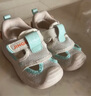 婧麒（JOYNCLEON）婴儿凉鞋宝宝学步鞋软底防滑网面单鞋透气男女宝网鞋婴儿机能鞋 兰月白Jbx178078 20 码(内长14.5cm脚长14cm) 实拍图