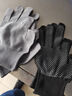 垂钓户外骑行快递外卖专用防滑手套露二指耐磨可触屏男女通用 黑色【1双】+灰色【1双】 实拍图