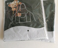 厨房餐饮专用可擦手款围裙防水防油H背带款可爱卡通印花工作服 【可擦手】灰白色围裙1条 实拍图