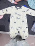 迷你巴拉【抗静电】婴幼儿毛绒外出连体衣摇粒绒可外穿宝宝衣服春新款 海盐汪汪 【抗静电 更自在】 80cm 实拍图