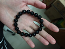 普陀山黑曜石手串男乌金黑水晶玛瑙手串珠手链男女盘珠好运 10mm 实拍图