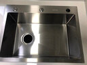 苏泊尔水槽大单槽厨房洗菜盆一体盆洗碗槽台下盆洗菜水池304不锈钢水槽 （60*45）本色手工槽-不带龙头 实拍图