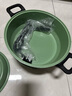 摩飞电器（Morphyrichards）多功能锅一锅多用 电锅炒菜一体不粘锅 分离式电炒锅电煮锅小电锅 鸳鸯电火锅料理锅 3L 清新绿【标配】涂层升级 实拍图