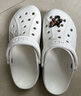 卡骆驰（crocs）洞洞鞋男鞋女鞋 25夏季新款运动鞋平底沙滩鞋透气情侣凉鞋拖鞋子 贝雅卡骆班-白色 42-43 (270mm) 实拍图