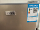 小鸭小冰箱迷你小型家用 冷藏冷冻两用宿舍寝室出租房用双门办公室电冰箱节能省电 银色-42A128LSW【一级能效 净味款】 实拍图