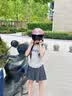 野马（YEMA）儿童头盔3C认证四季通用电动车摩托车半盔男孩女孩新国标夏季透气防晒电瓶车安全帽3-16岁 蛋黄太阳狮【透明长镜】 均码-可调节（3-16岁适用） 实拍图