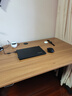 喜米莱【热卖款式】电动升降桌电脑电竞桌台式学习书桌实木办公直播桌子 【单电机】胡桃色+黑腿18mm桌面 长120宽70高75cm 实拍图