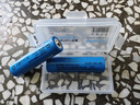 倍量（Doublepow）18650锂电池5550mWh尖头2节3.7V-4.2V通用可充电锂电池强光手电筒专用 实拍图