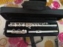 星海（XINGHAI INSTRUMENT）长笛镀银C调16键闭孔曲列E键长笛子专业院校考级长笛乐器 16孔C调白铜初学款YH-121（无E键） 实拍图
