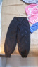 真维斯童装男童加绒裤子秋冬款2026新款儿童羊羔绒长裤加厚保暖女童冬季棉裤 【加厚羊羔绒】黑/J纯色 120 实拍图