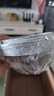 巴比客锡纸碗一次性快餐打包盒煲仔饭盒圆形锡箔铝箔碗1000毫升*10个 实拍图
